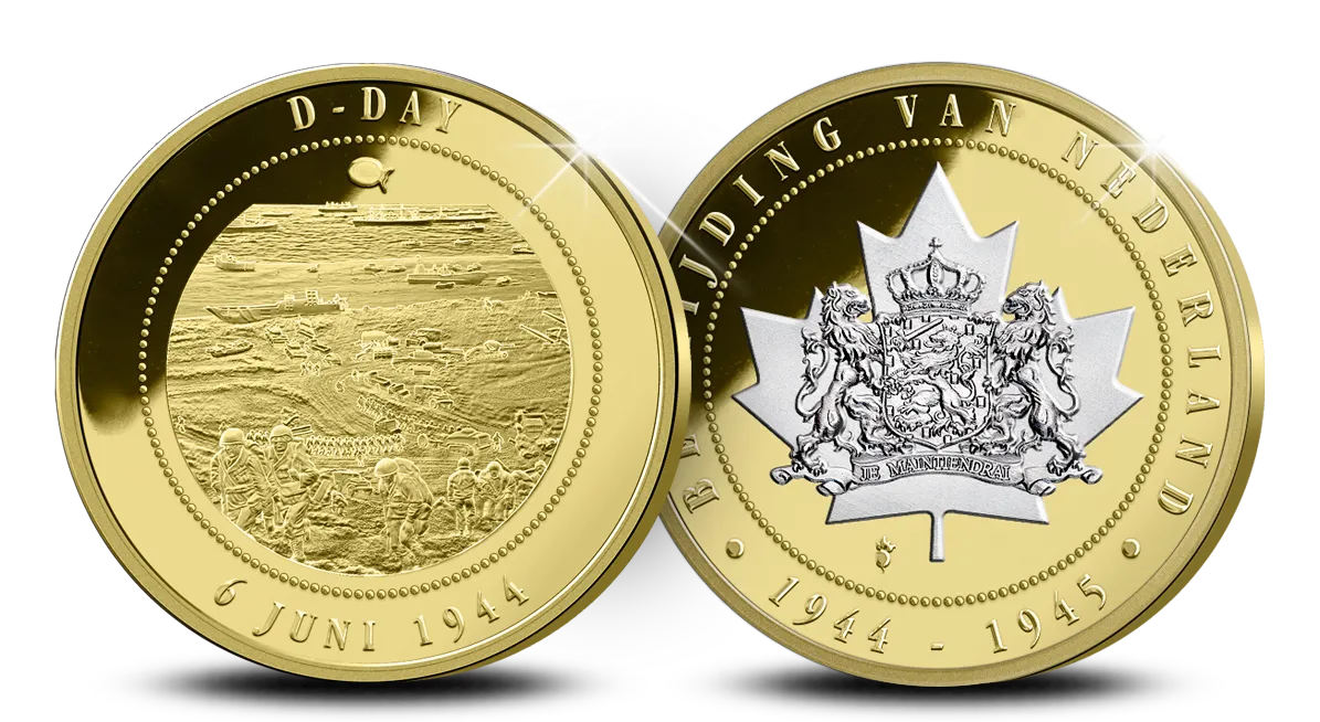 24-Karaat vergulde D-Day uitgifte